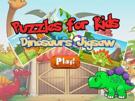 Dinosaurs Jigsaw Puzzle Games Affiche