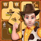 Cowboy se esconder e procurar: jogo de Puzzle ícone