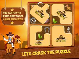 Cowboy se esconder e procurar: jogo de Puzzle imagem de tela 1