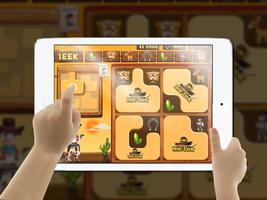 Cowboy se esconder e procurar: jogo de Puzzle imagem de tela 2