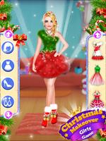 Christmas Makeover Girl Game تصوير الشاشة 2