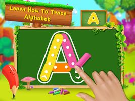 ABC 123 Tracing Fun For Kids पोस्टर