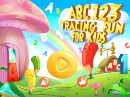 ABC 123 Tracing Fun For Kids स्क्रीनशॉट 3