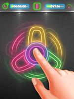 Fidget Spinner Neon Cartaz