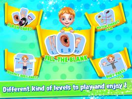My Body Parts - Human Body Parts Learning for kids syot layar 2