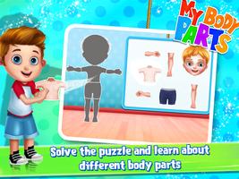 My Body Parts - Human Body Parts Learning for kids स्क्रीनशॉट 3