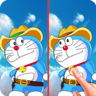 Doraemon Spot the Difference Zeichen