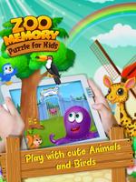 Zoo Memory Puzzle For Kids পোস্টার