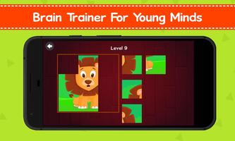 Brain Games for Kids - Free Memory & Logic Puzzles پوسٹر