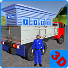 Public Toilet Cargo Truck 3D 圖標