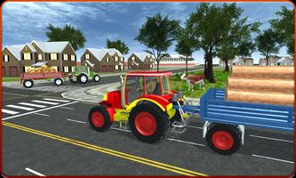 Tractor Farming & Tractor Trolley Cargo Driver 3D screenshot 3