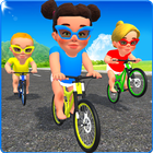 Baby Bicycle Rider Race 3D icône