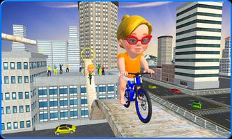 Baby Bicycle Rider Race 3D capture d'écran 2