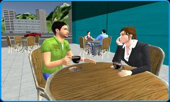 Blind Date Simulator Game 3D imagem de tela 2