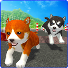 Cute Puppy Dog Racing Sim 2017 biểu tượng