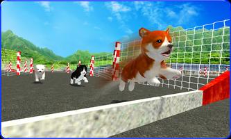 Cute Puppy Dog Racing Sim 2017 capture d'écran 1