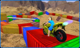 Kids Impossible Monster Motorbike Stunts screenshot 1