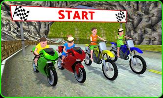 Kids MotorBike Rider Race 2 โปสเตอร์