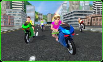 Kids MotorBike Rider Race 2 스크린샷 1