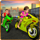 APK Kids MotorBike Rider Race 3D