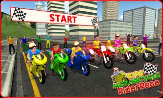 Kids MotorBike Rider Race 3D पोस्टर