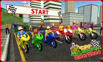 Kids MotorBike Rider Race 3D Affiche