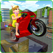 ”Kids MotorBike Roof Top Stunts