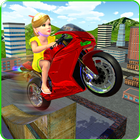 Kids MotorBike Roof Top Stunts-icoon