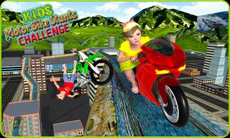 Kids MotorBike Roof Top Stunts imagem de tela 1