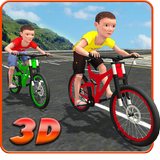 Kids Bicycle Rider Street Race simgesi