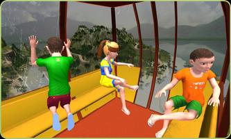 kids uphill chairlift adventure driving simulator capture d'écran 1