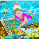Kids Swimming Adventure : Impossible Treasure Hunt APK