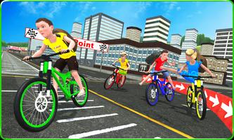 Kids School Time Bicycle Race स्क्रीनशॉट 1