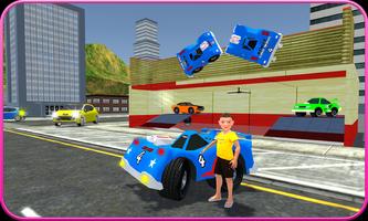 Kids Toy Car Game Simulator 3D Affiche