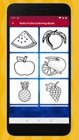 Fruits coloring book for kids - Kids Game capture d'écran 1