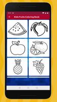 Fruits coloring book for kids - Kids Game 스크린샷 1