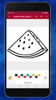 Fruits coloring book for kids - Kids Game 스크린샷 2