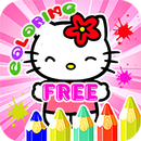 Kidss Coloring Book For Kitty Cat APK