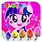 Coloring Book  for Little Pony ไอคอน