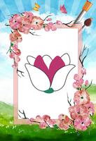 Flower - Coloring poster