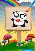 Panda - Coloring book پوسٹر