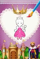 Princesse - Coloring book Affiche