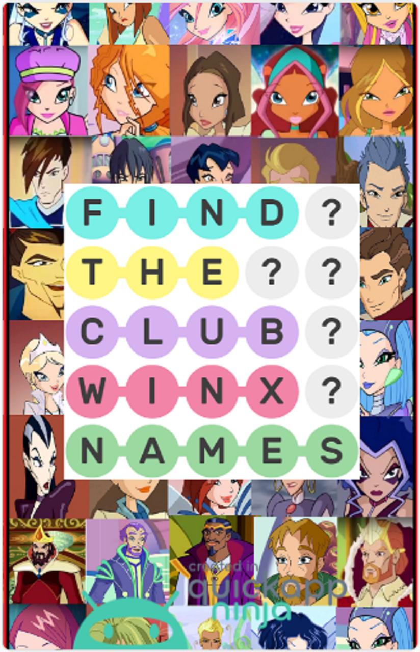 Winx Club The Names For Android Apk Download