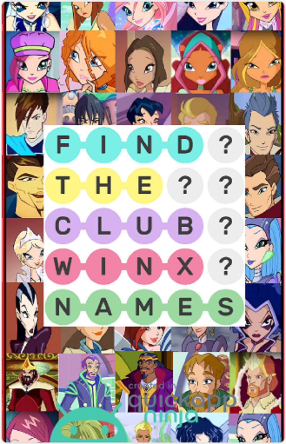 Winx Club Characters Names