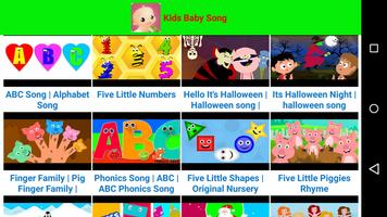 Kids baby songs Plakat