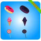 Food puzzles for kids free. иконка
