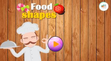 پوستر Food puzzles for kids free.