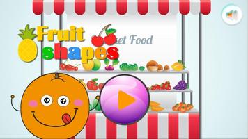 Fruits puzzles for kids free Affiche