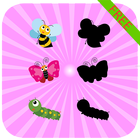 Kid insects Shapes Puzzle Game icon