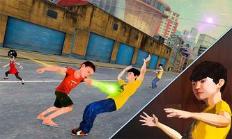 Kids Fighting Games - Gangster Affiche